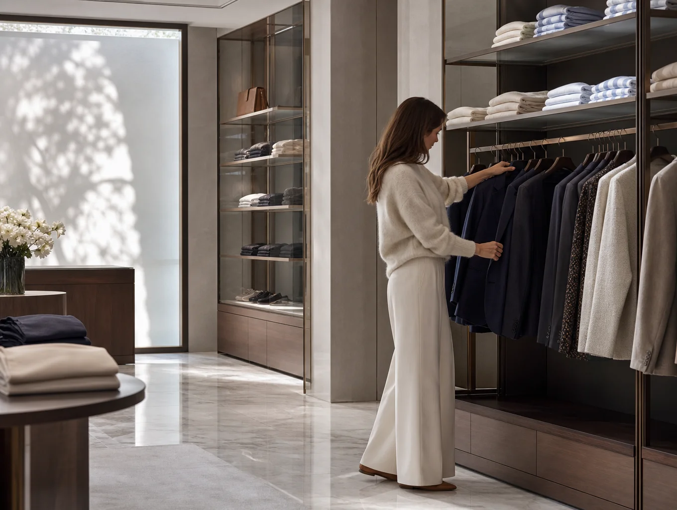 Minimalist luxury autumn/winter outerwear and accessories