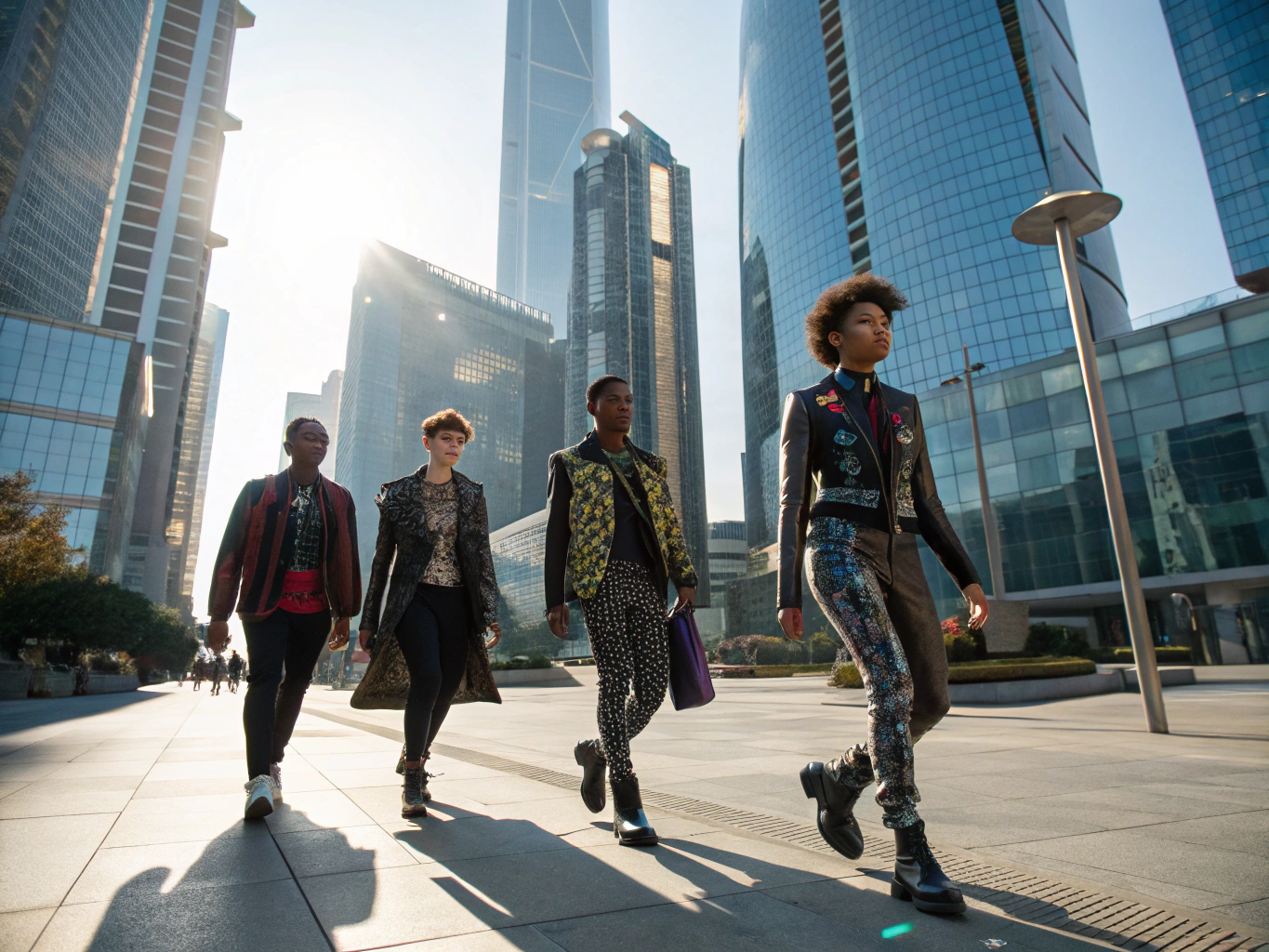 Contemporary high-fashion urban tailoring from the trending collection